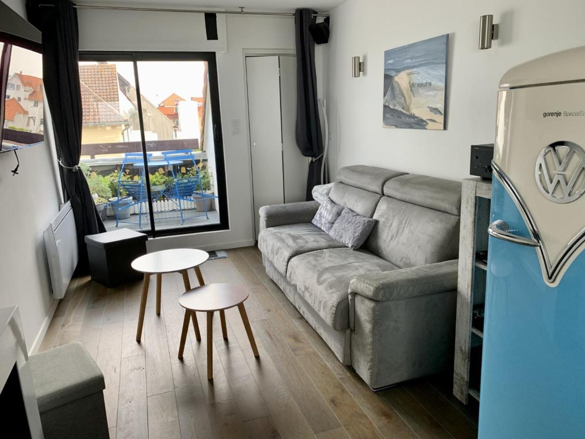Duplex Avec Jacuzzi Vue Imprenable Sur La Baie De Wissant Apartment Exterior photo